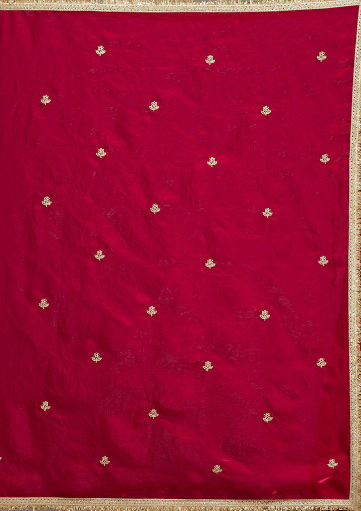 Sky Blue Pearlwork Net Readymade Lehenga-koskii