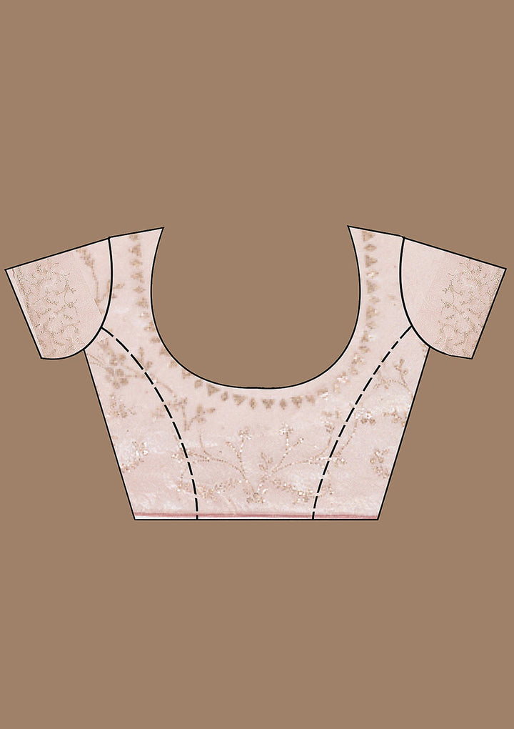 Mauve Stonework (Gold) Tissue Saree_koskii