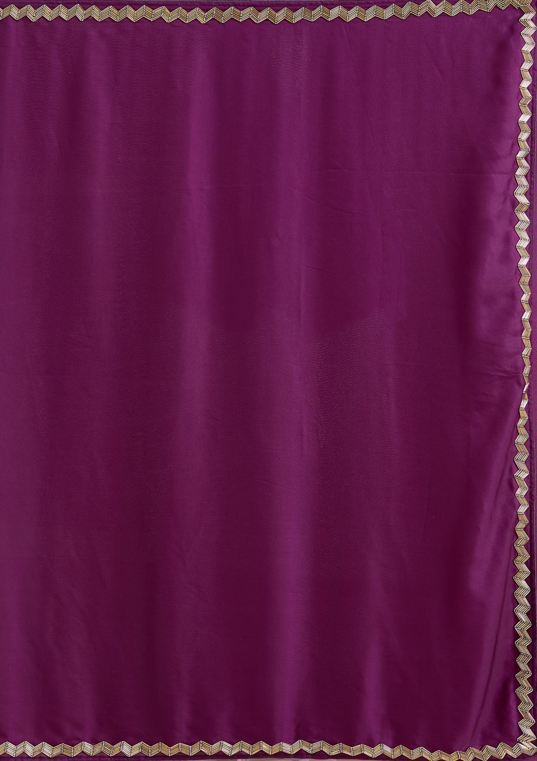 Wine Aariwork Satin Saree_koskii