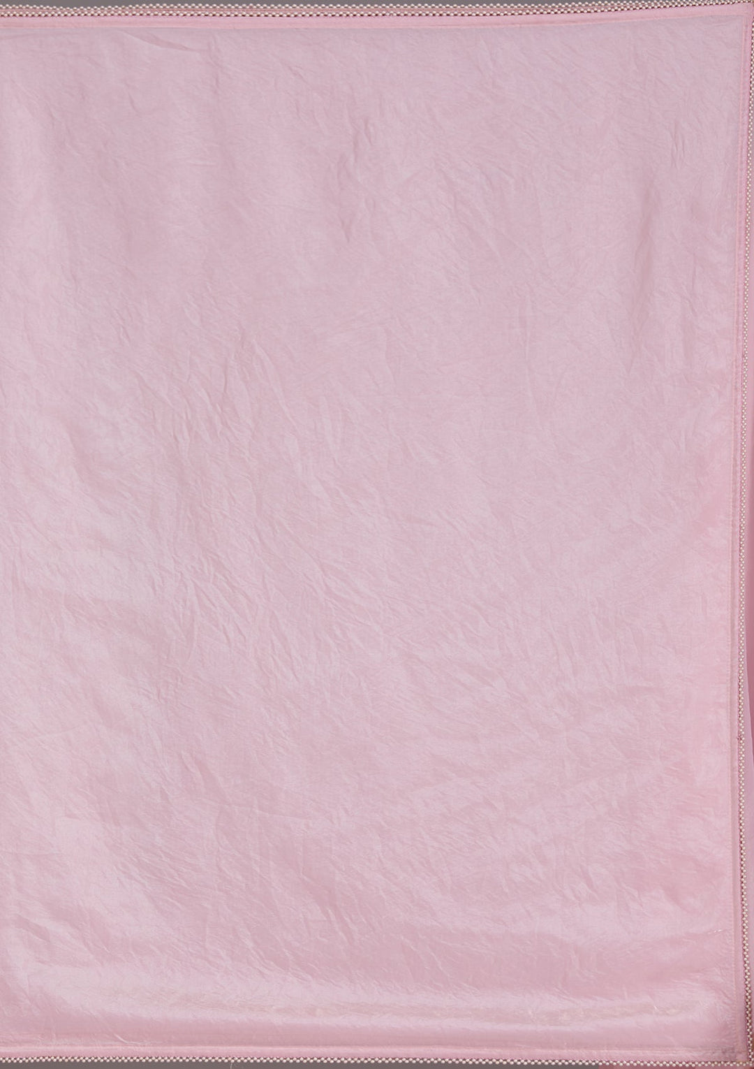 Baby Pink Pearlwork Tissue Saree_koskii