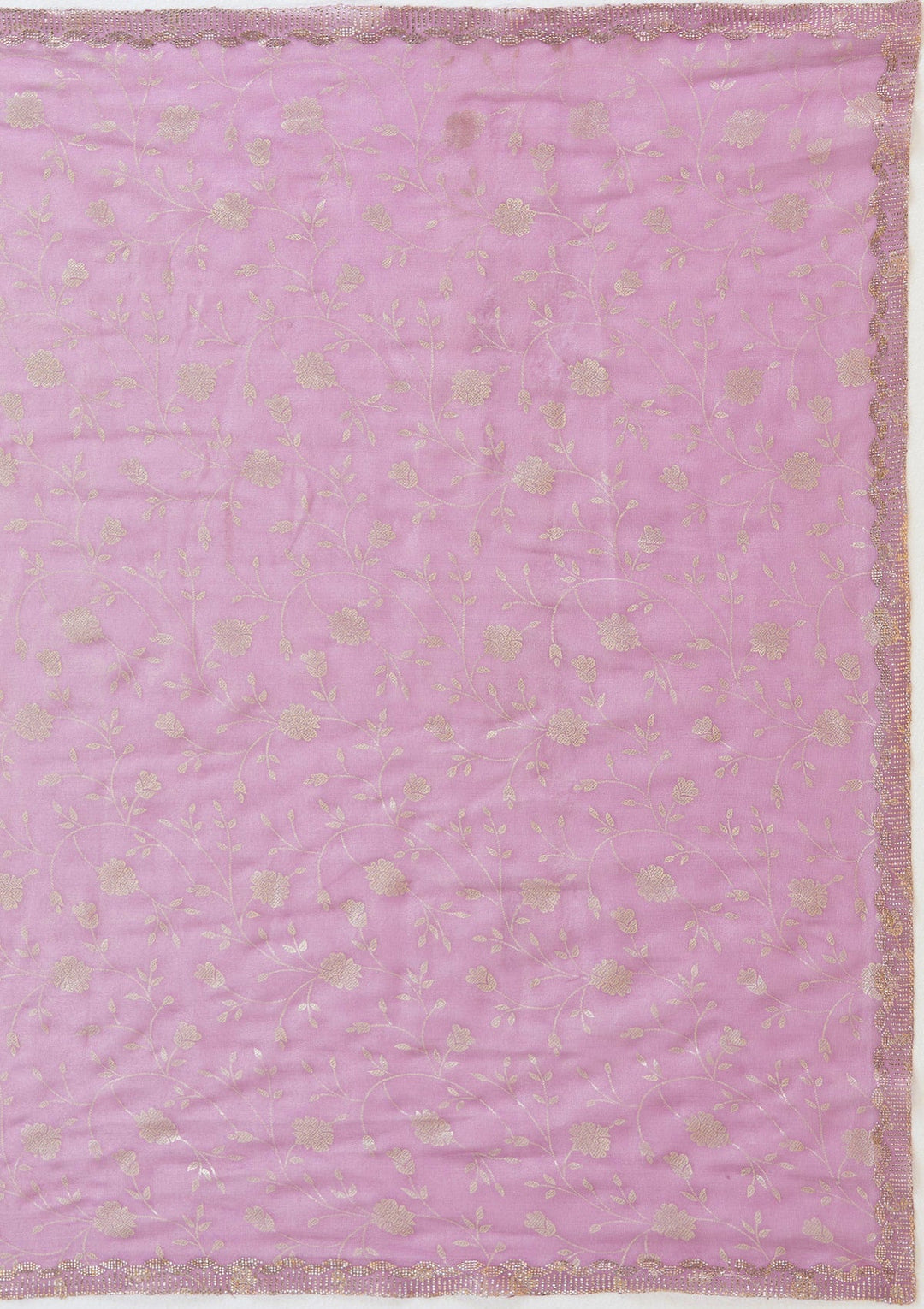 Dark Lavender Badla Tissue Saree_koskii