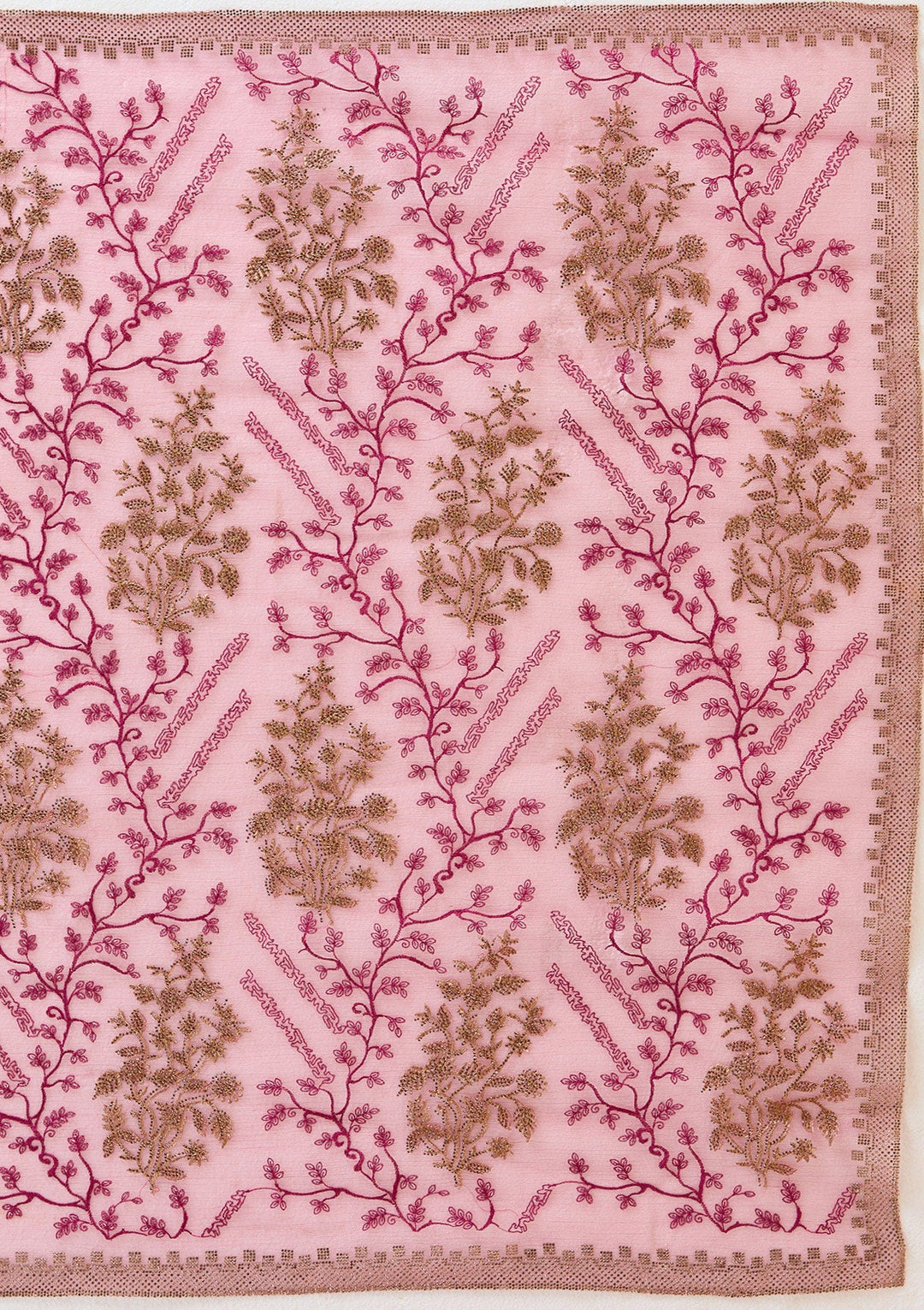Wine Zariwork (Antique) Tissue Saree_koskii