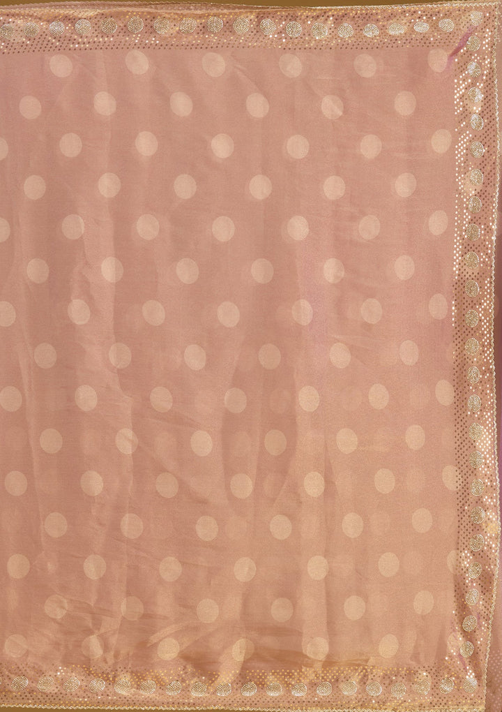 Gold Stonework (Gold) Tissue Saree