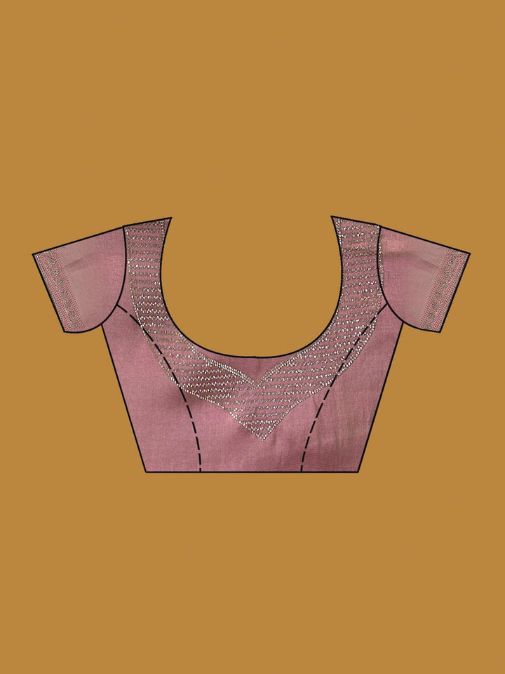 Gold Stonework (Gold) Tissue Saree