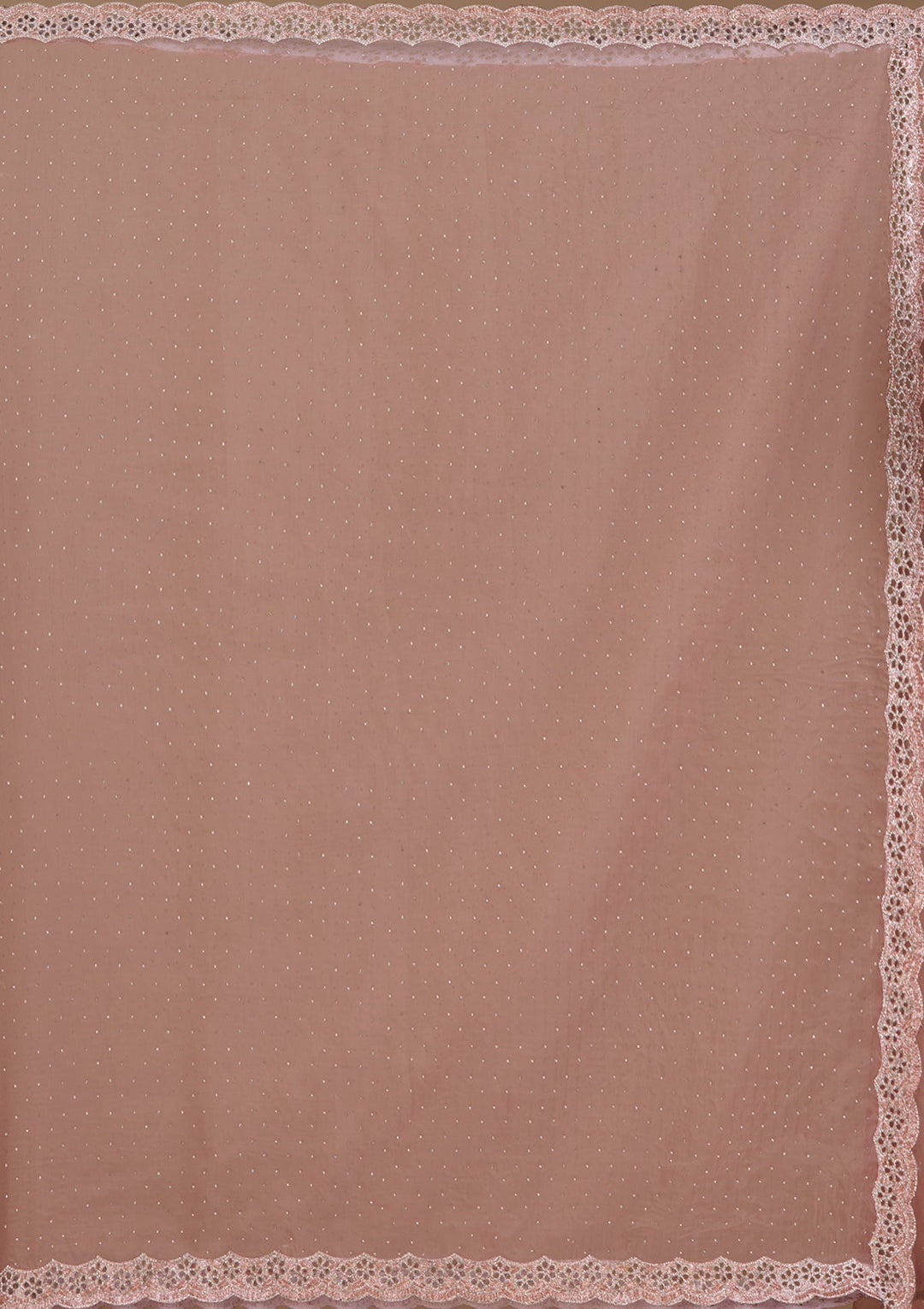 Lavender Sequins Net Saree