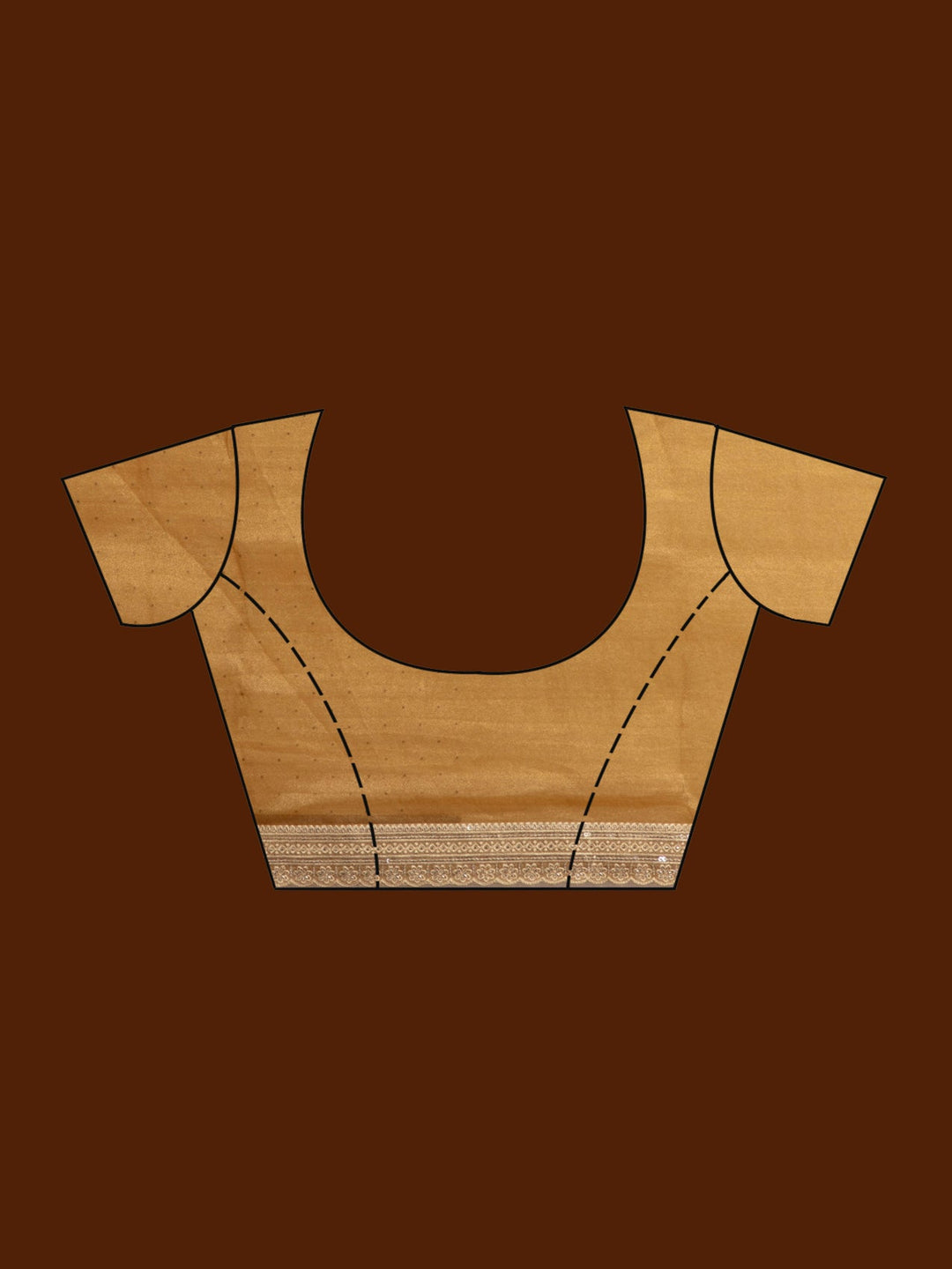 Mustard Zariwork (Gold) Tissue Saree
