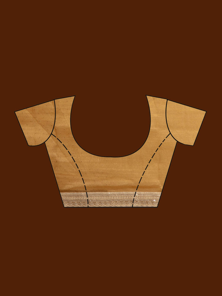 Mustard Zariwork (Gold) Tissue Saree