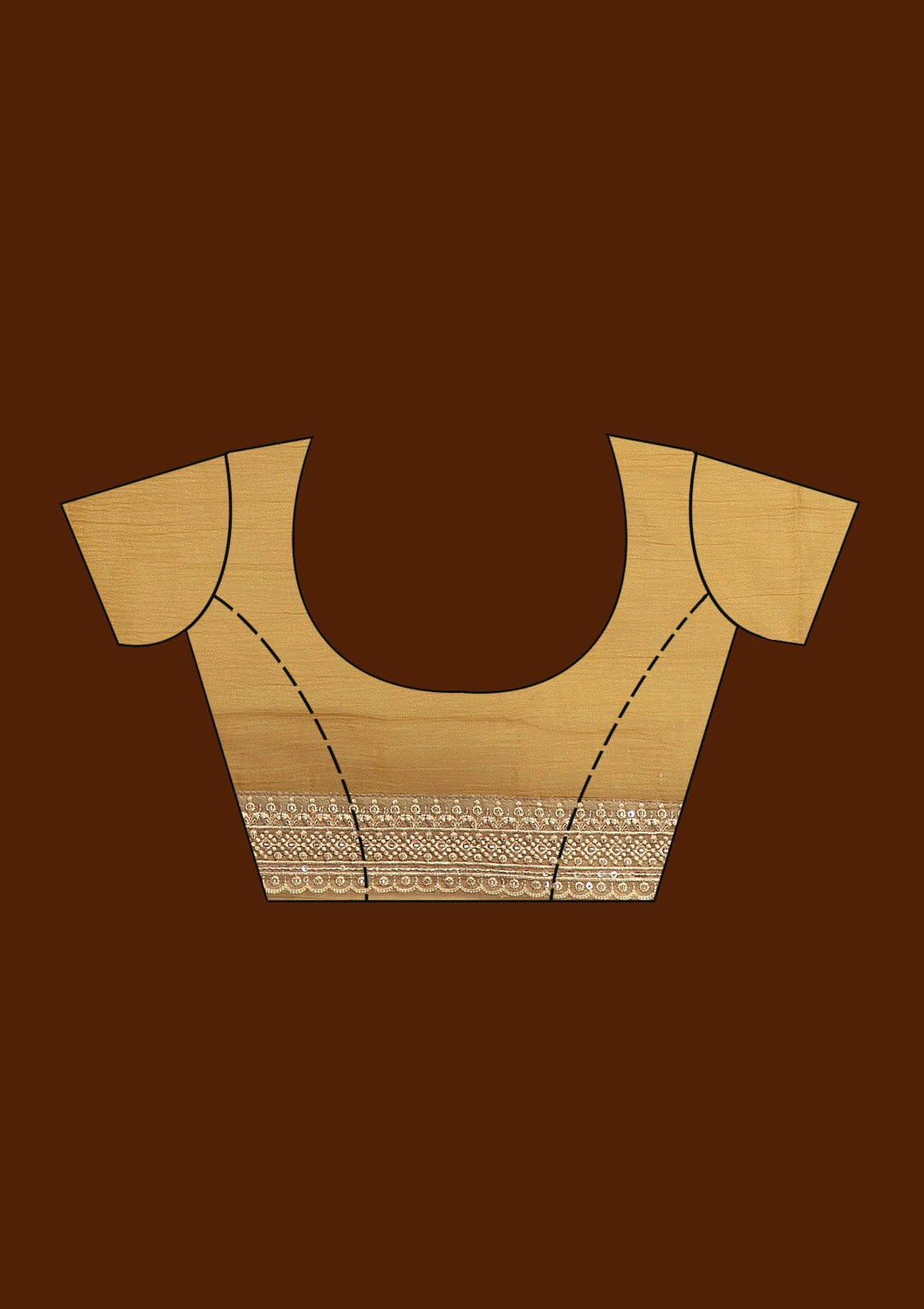 Mehendi Zariwork (Gold) Tissue Saree