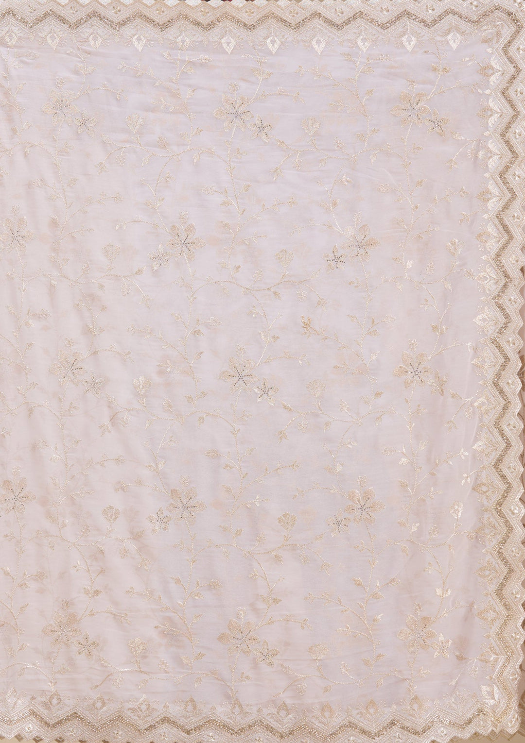 Mauve Zariwork (Gold) Georgette Saree_koskii