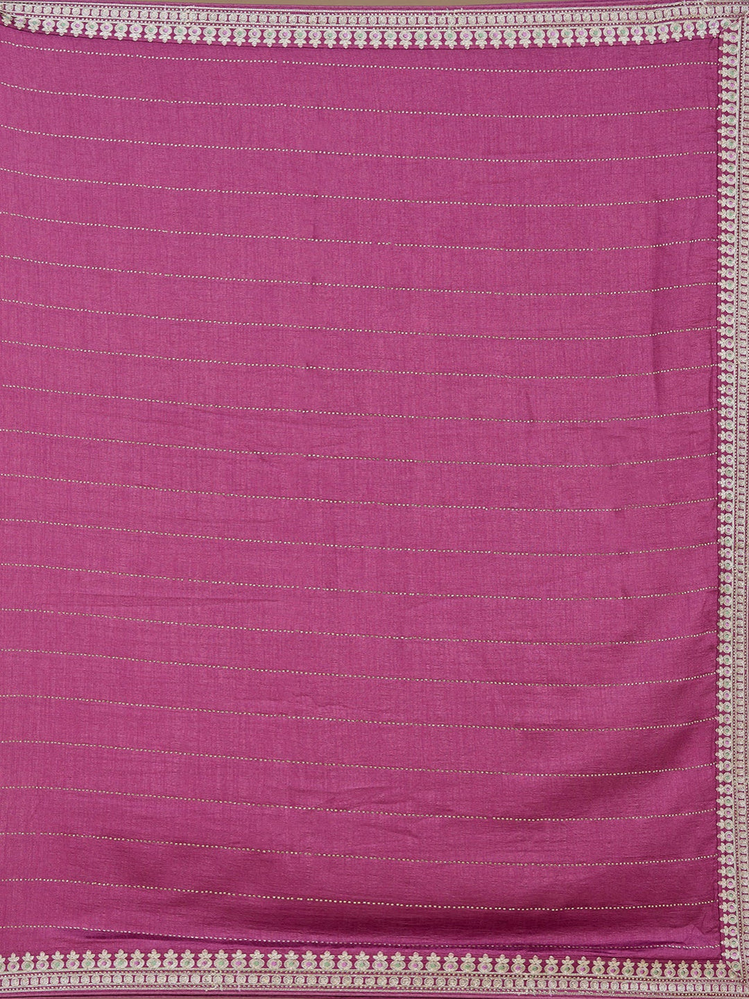 Dark Lavender Zariwork (Silver) Soft Raw Silk Saree-koskii