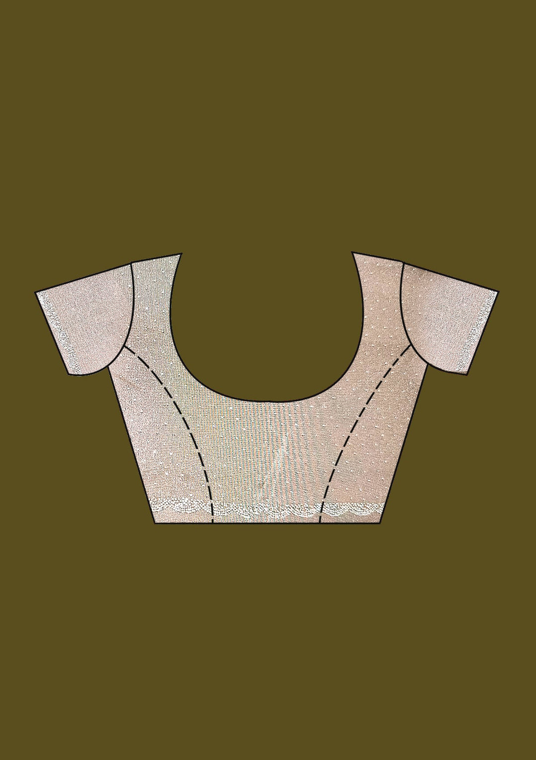 Grey Stonework (Gold) Tissue Saree