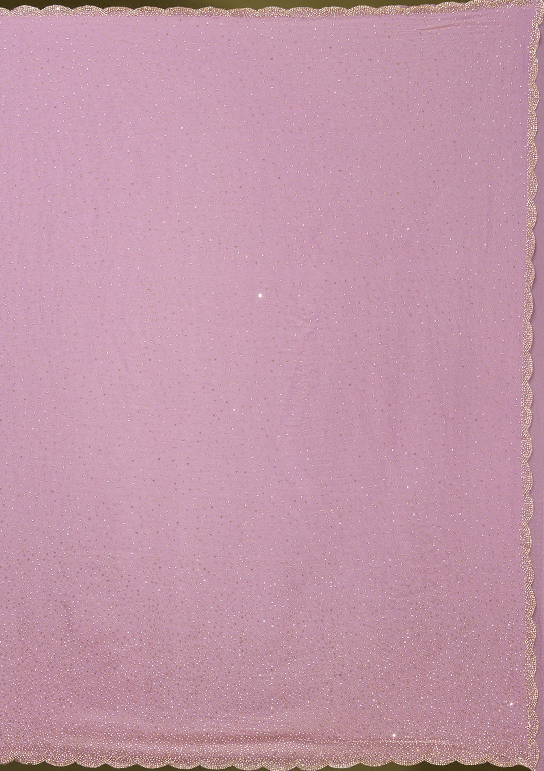 Lavender Stonework (Gold) Tissue Saree