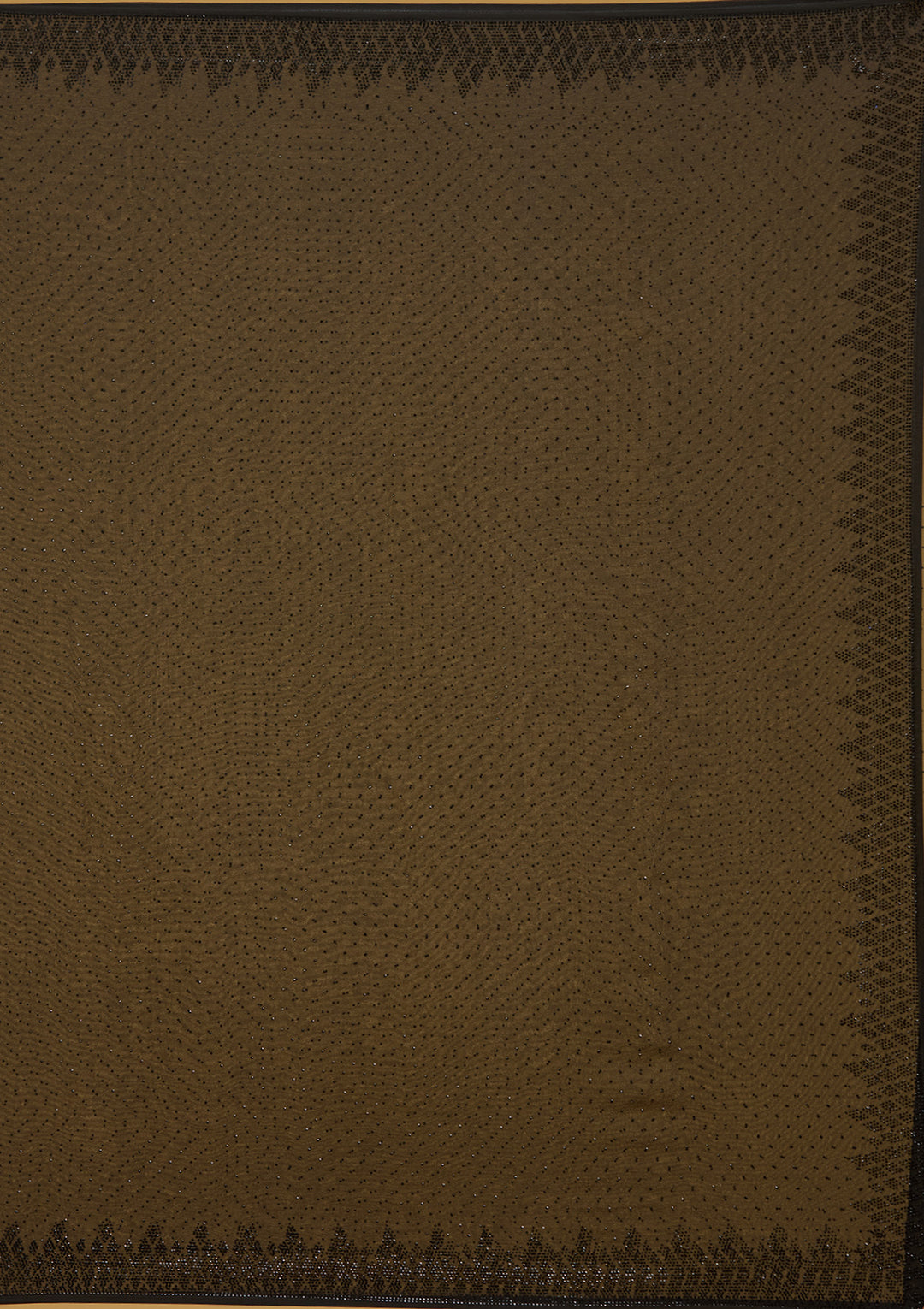 Black Swarovski Georgette Saree