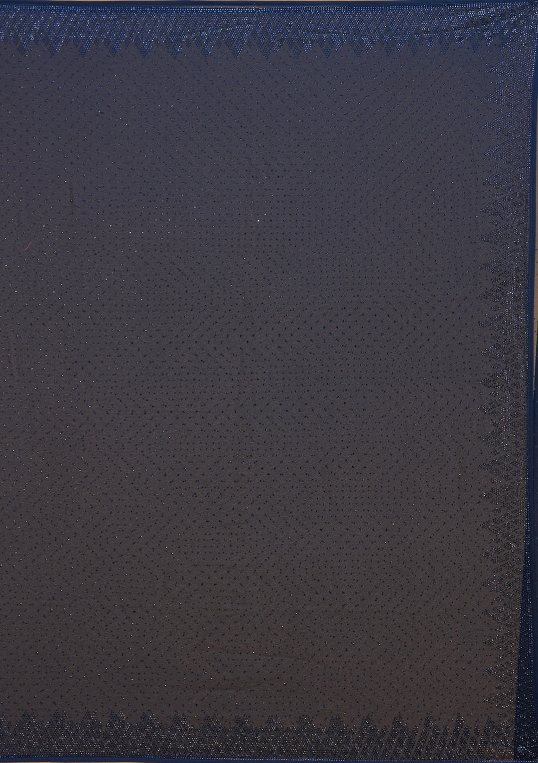 Navy Blue Swarovski Georgette Saree