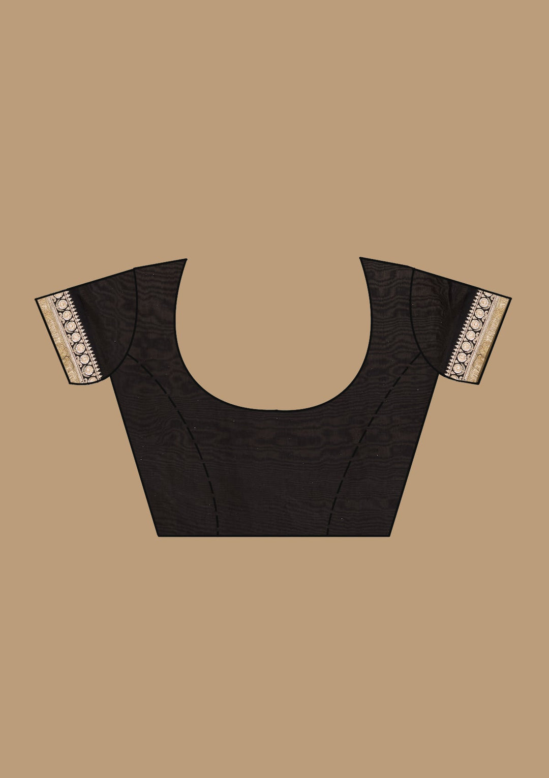 Black Cording Tissue Saree