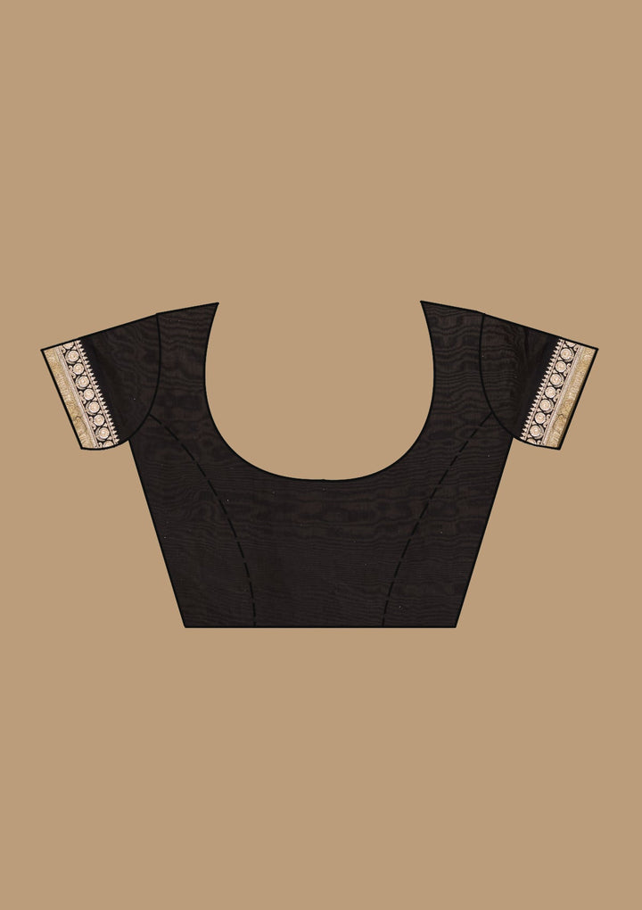 Black Cording Tissue Saree