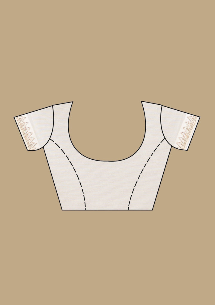 Off White Stonework (Gold) Tissue Saree