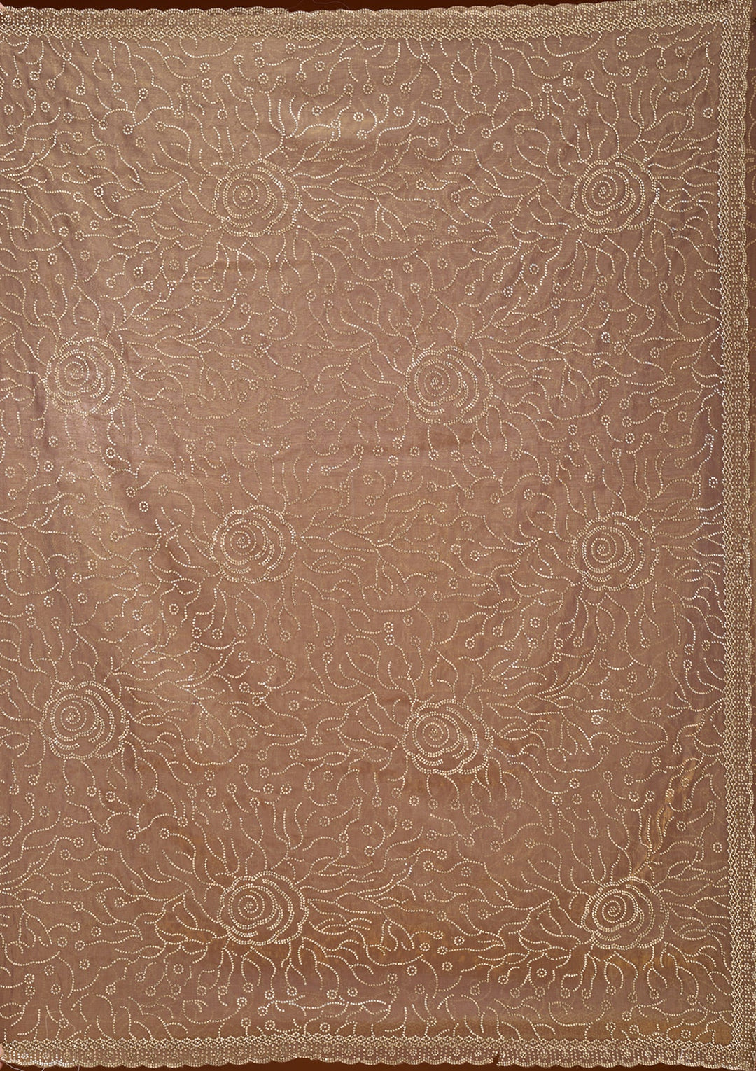 Gold Stonework (Gold) Tissue Saree