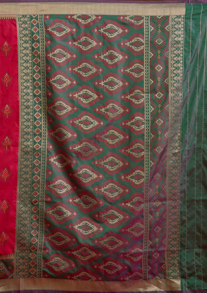 Magenta Pink Kanjivaram Art Silk Silk_Saree-Koskii