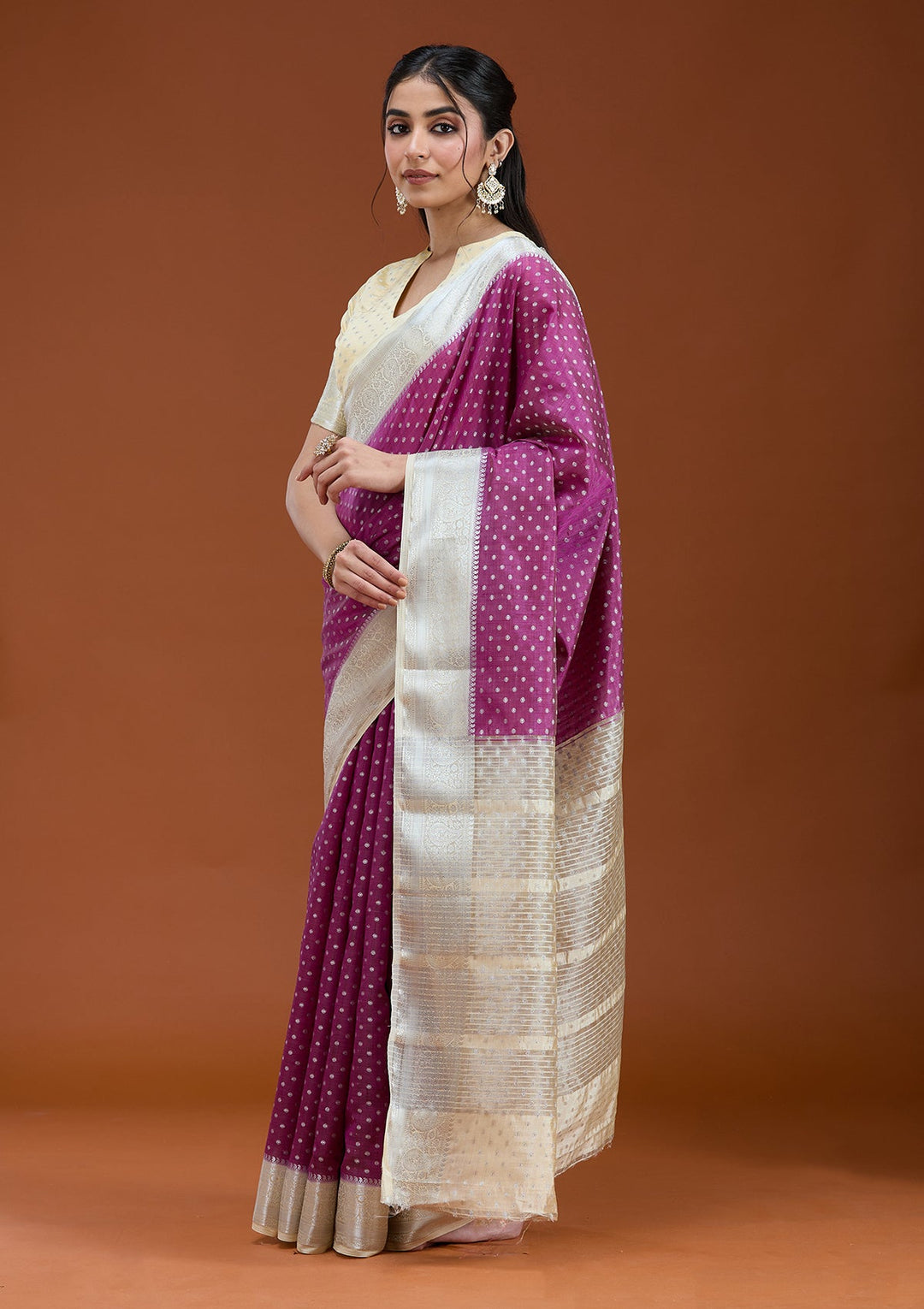 Wine Null Silk Silk_Saree_koskii