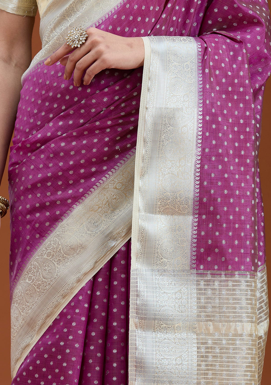 Wine Null Silk Silk_Saree_koskii
