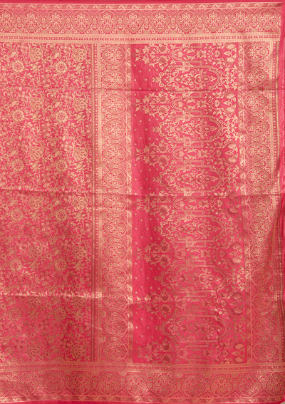 Red Banarasi Silk Saree-koskii