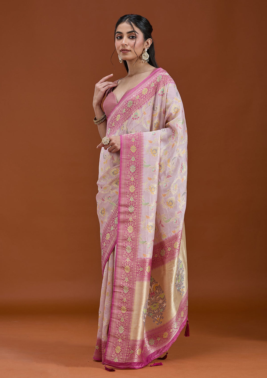 Lavender Null Silk Silk_Saree_koskii