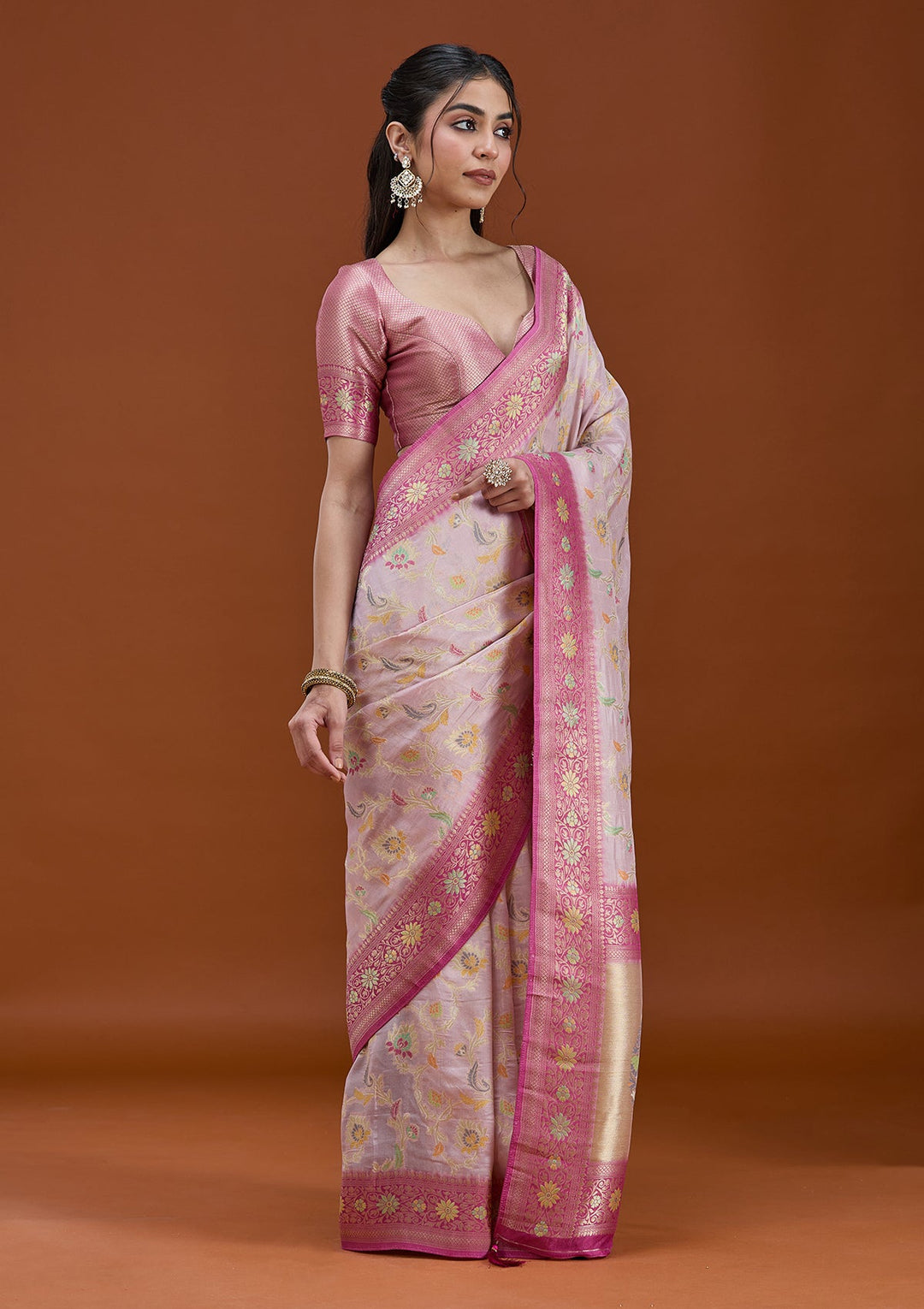 Lavender Null Silk Silk_Saree_koskii