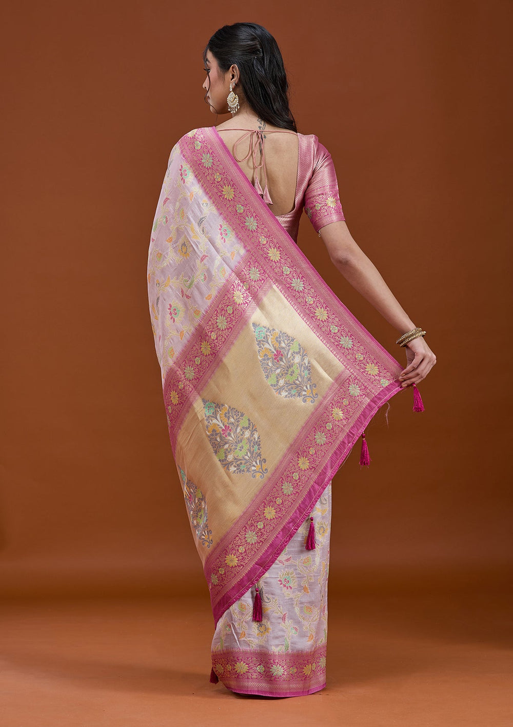Lavender Null Silk Silk_Saree_koskii