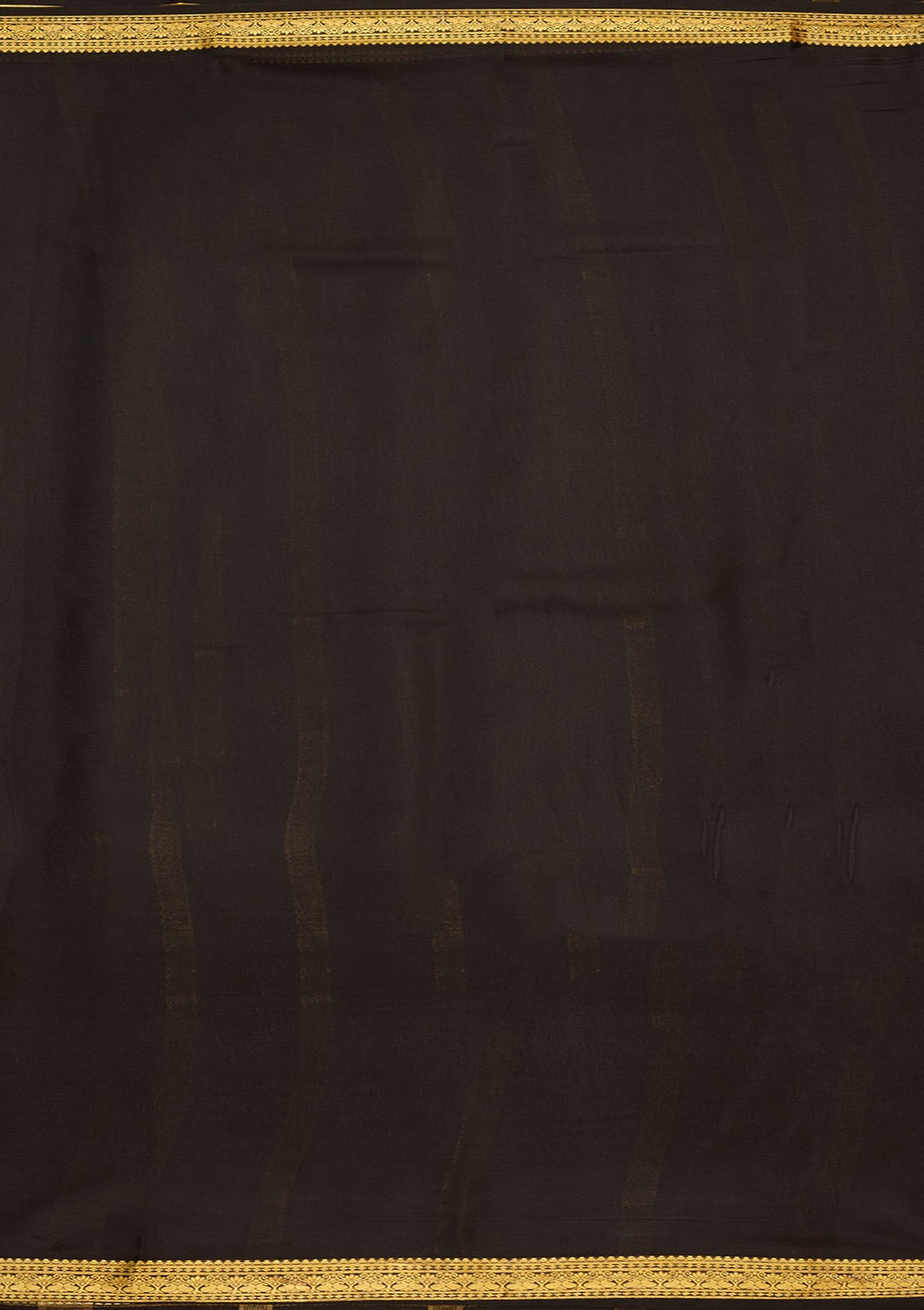 Mustard Zariwork Pure Crepe Silk Saree-Koskii