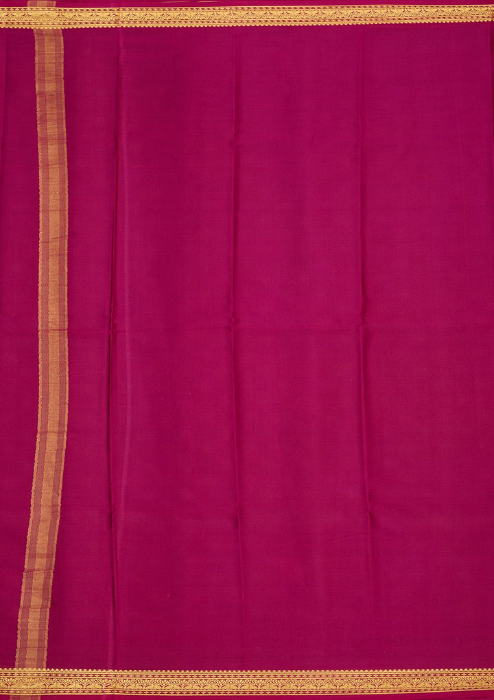 Peacock Blue Zariwork Pure Crepe Silk Saree-Koskii