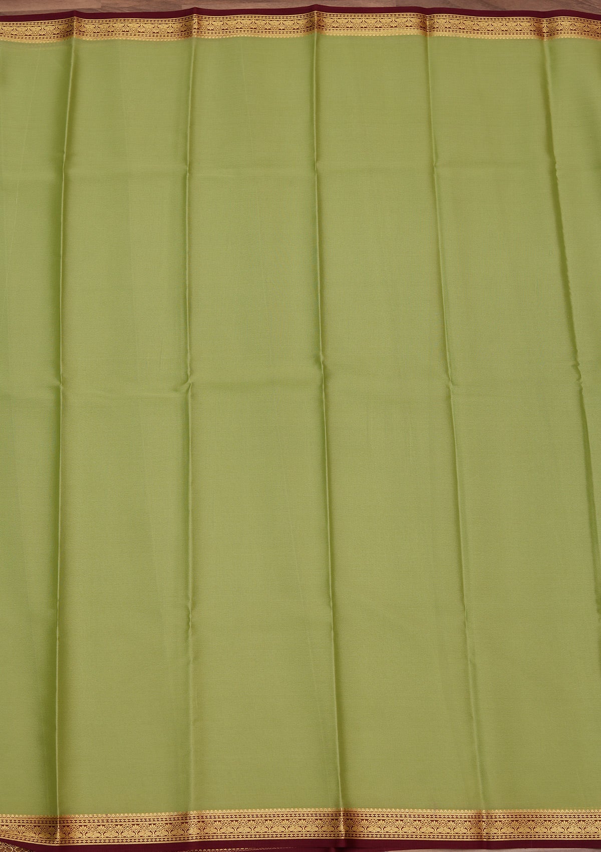 Pista Green Zariwork Pure Crepe Silk Saree-koskii