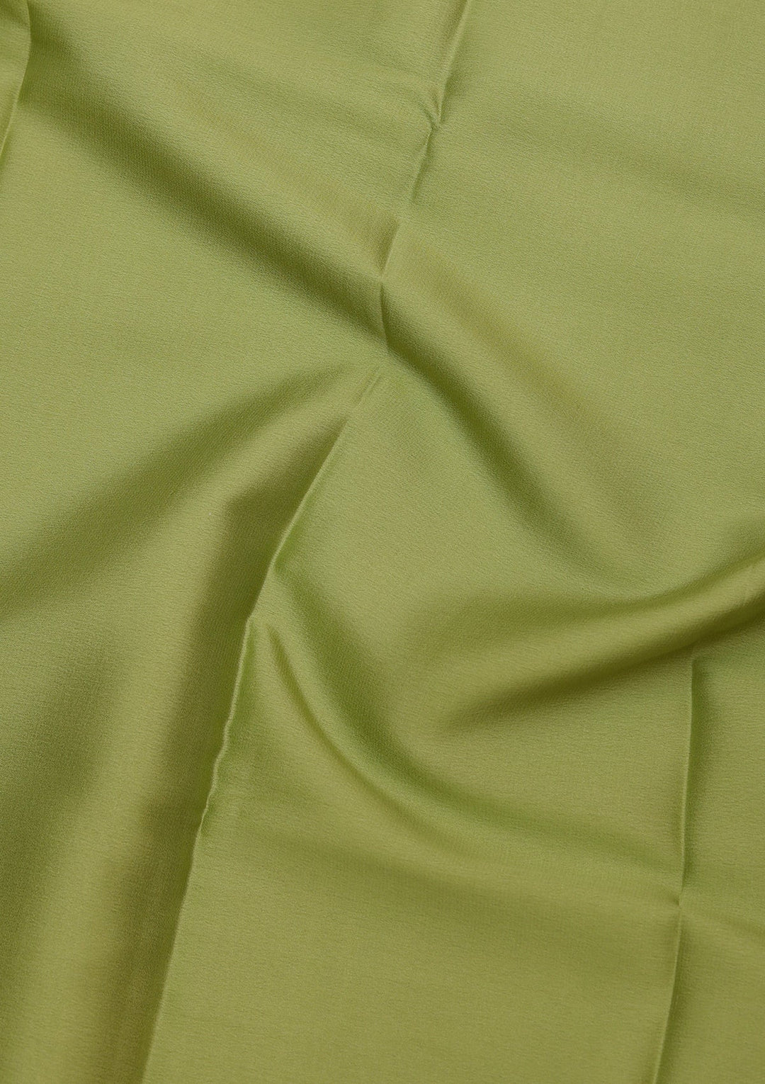 Pista Green Zariwork Pure Crepe Silk Saree_koskii