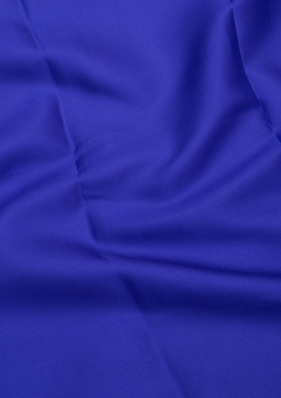 Royal Blue Zariwork Pure Crepe Silk Saree-Koskii
