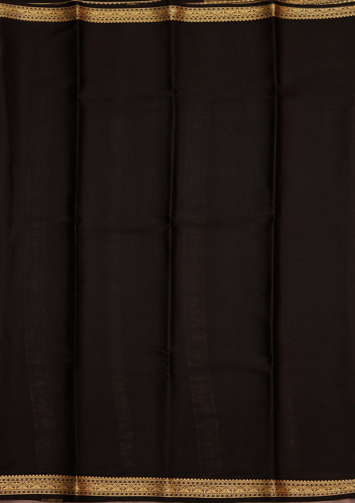 Yellow Zariwork Pure Crepe Silk Saree_koskii