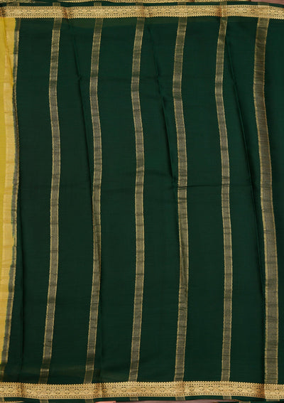 Yellow Zariwork Pure Crepe Silk Saree-koskii