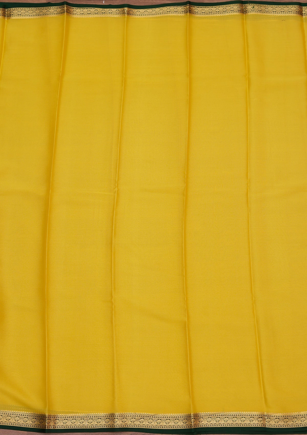 Yellow Zariwork Pure Crepe Silk Saree-koskii