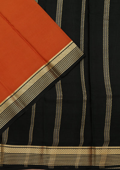 Brown Zariwork Pure Crepe Silk Saree-koskii