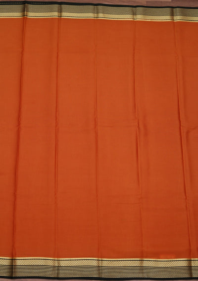 Brown Zariwork Pure Crepe Silk Saree-koskii