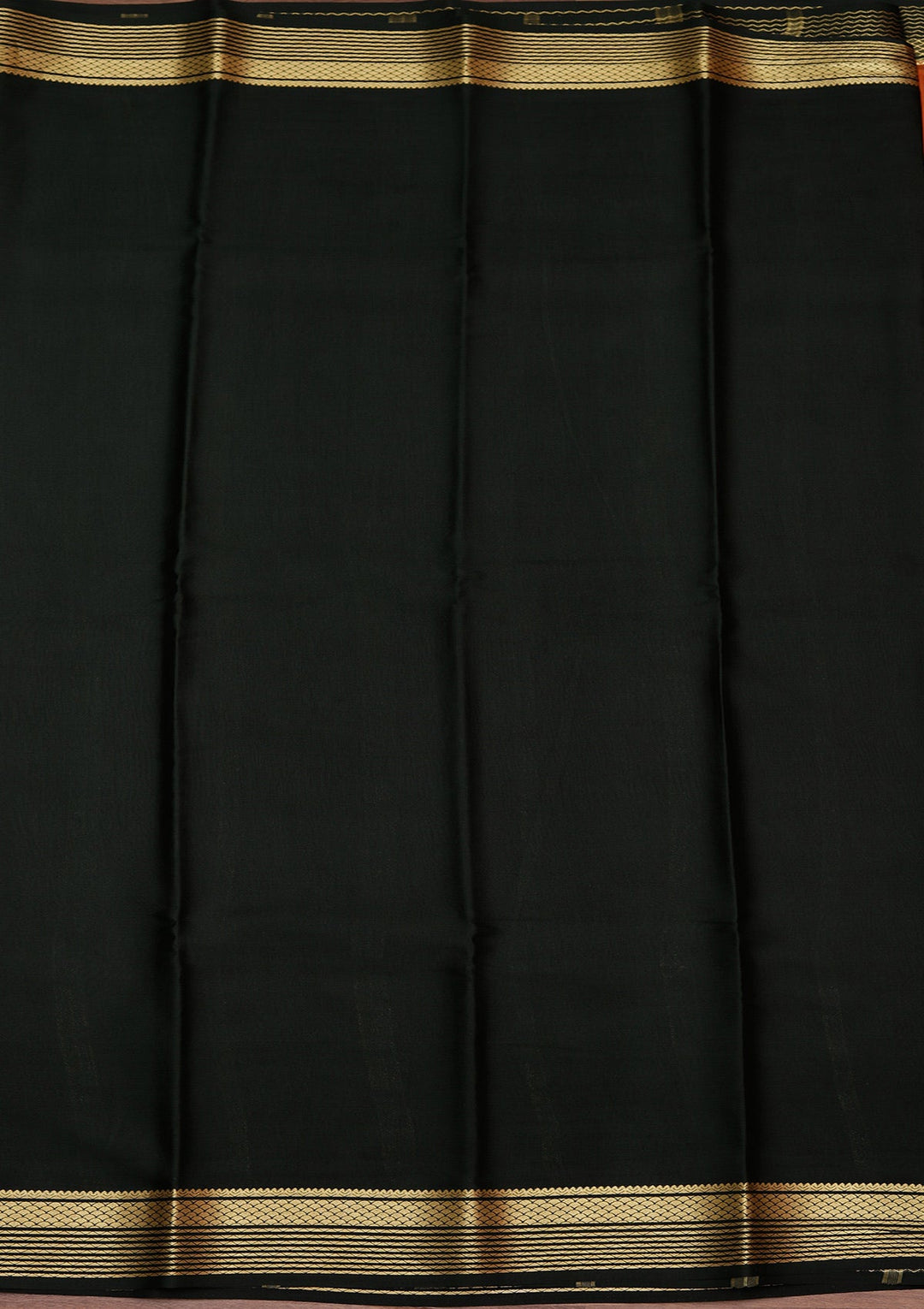 Brown Zariwork Pure Crepe Silk Saree_koskii