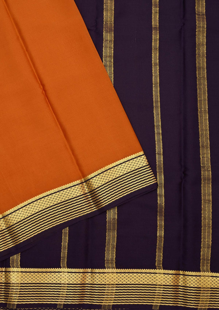 Brown Zariwork Pure Crepe Silk Saree-Koskii