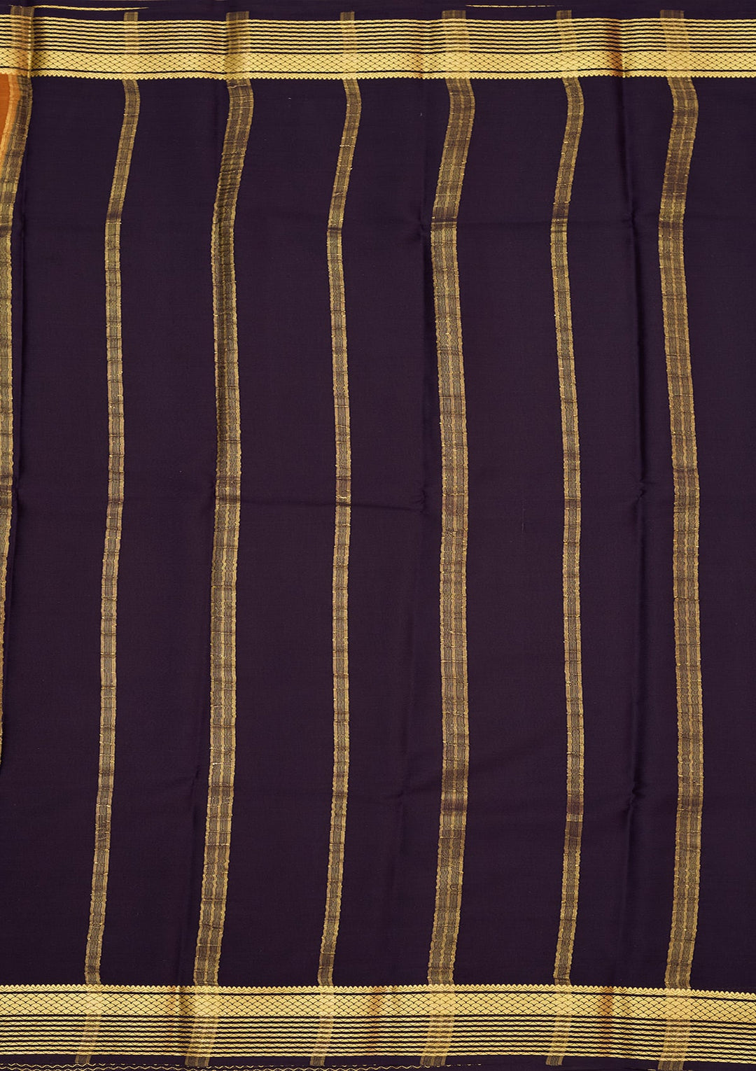 Brown Zariwork Pure Crepe Silk Saree-Koskii