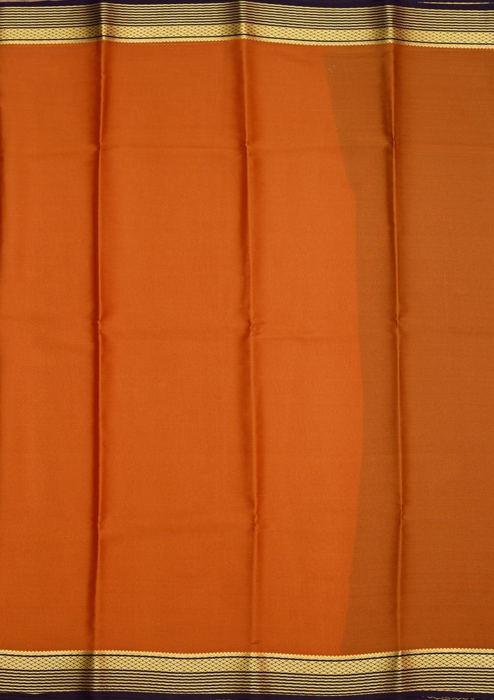 Brown Zariwork Pure Crepe Silk Saree-Koskii