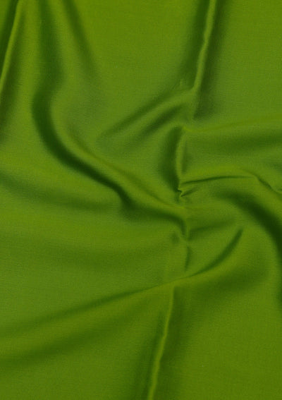 Parrot Green Zariwork Pure Crepe Silk Saree-koskii