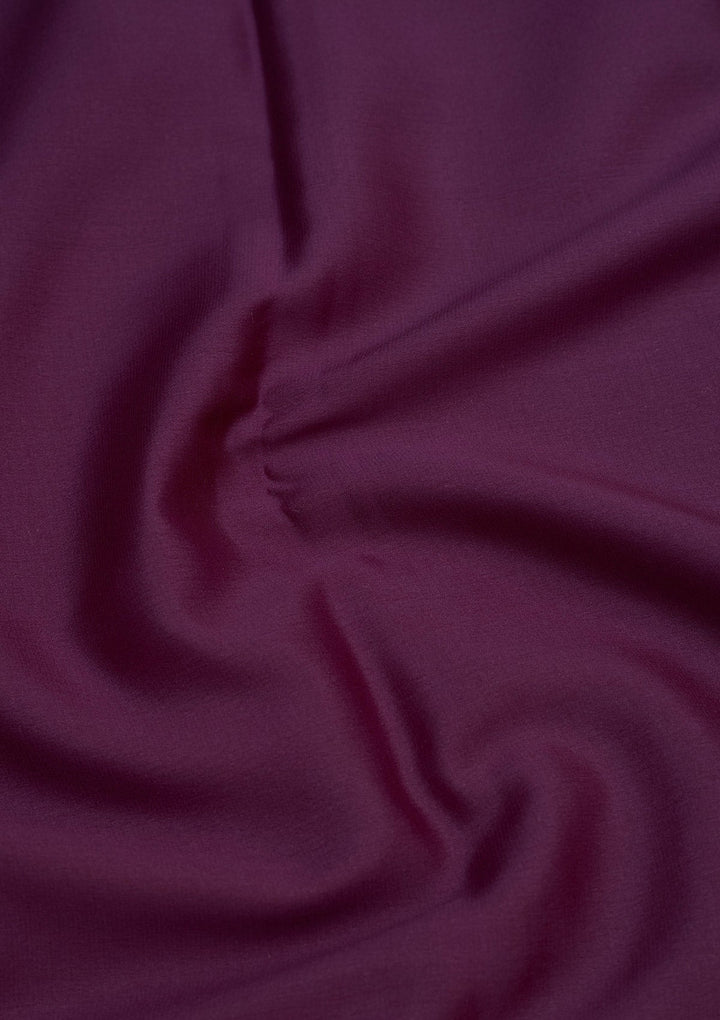 Purple Zariwork Pure Crepe Silk Saree-Koskii