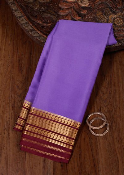 Blue Zariwork Pure Crepe Silk Saree-koskii