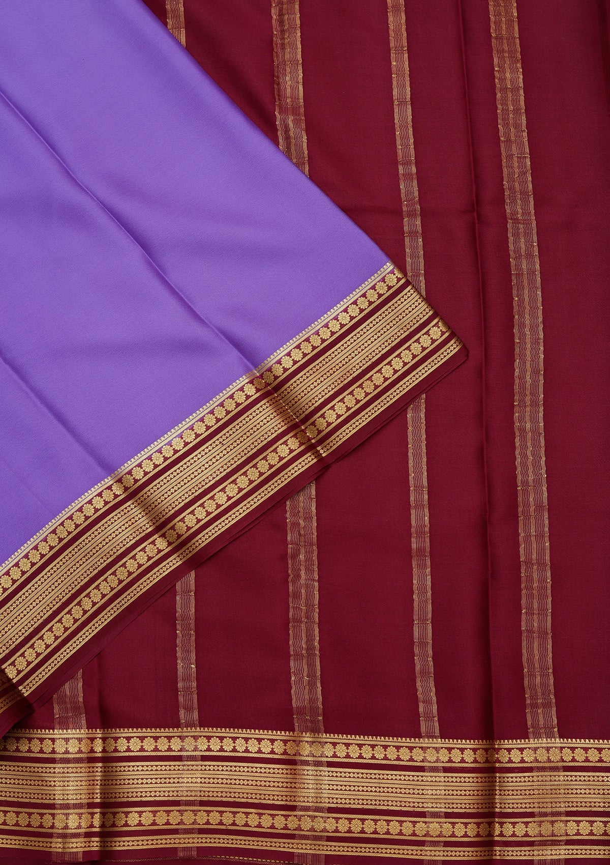 Blue Zariwork Pure Crepe Silk Saree-koskii