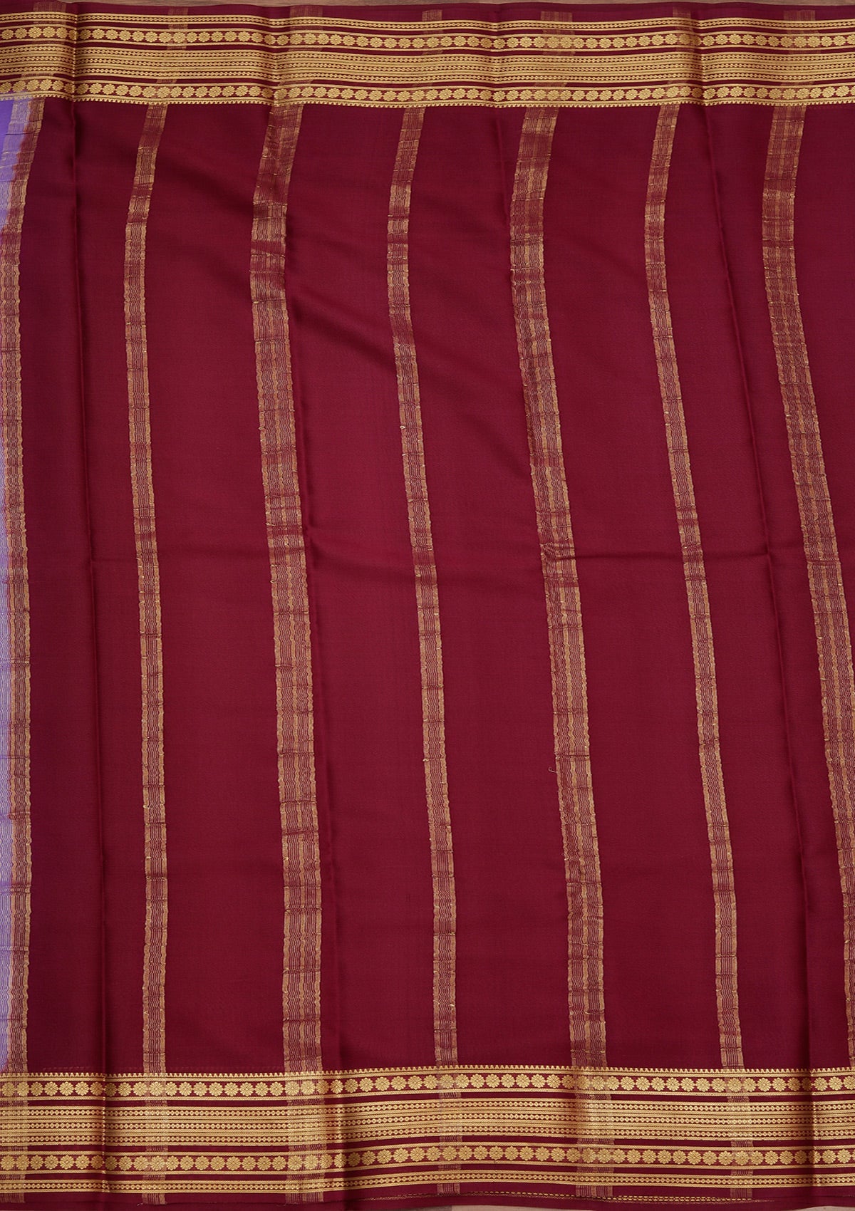 Blue Zariwork Pure Crepe Silk Saree-koskii