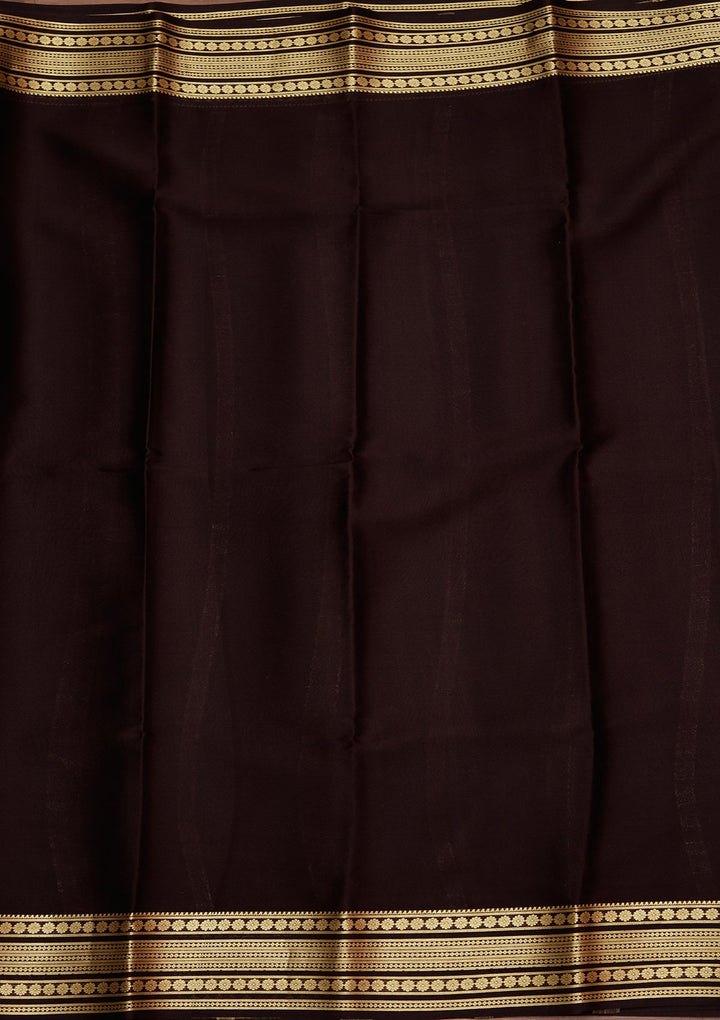 Red Zariwork Pure Crepe Silk Saree_koskii