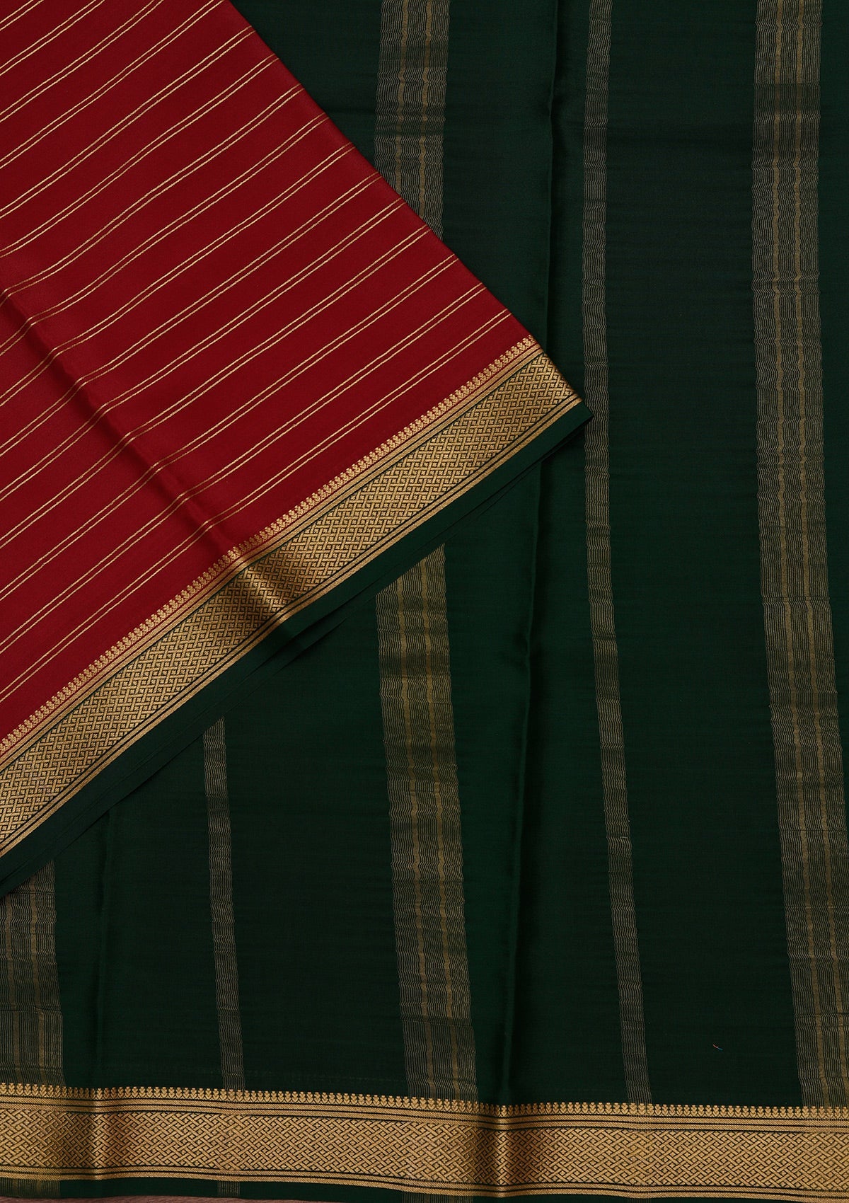 Brown Zariwork Pure Crepe Silk Saree-koskii